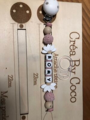 Attache tétine Romy - Lorinda (MAM à part)