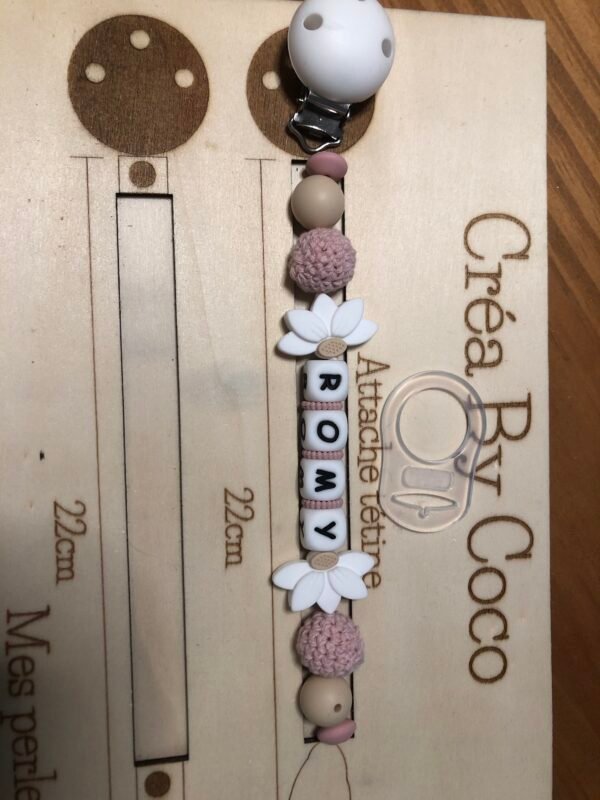 Attache tétine Romy - Lorinda (MAM à part)