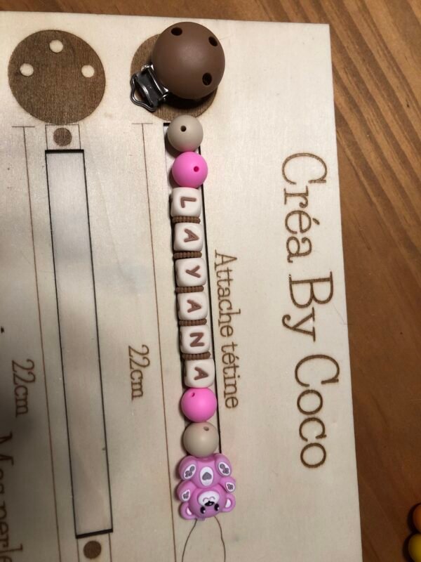 Attache tétine Layana - Chamallow