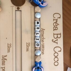 Duo attache + anneau Melio - Lou (MAM à part)