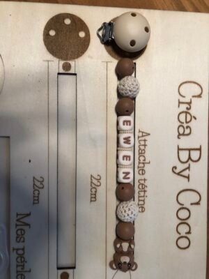 Attache tétine Ewen - Lana