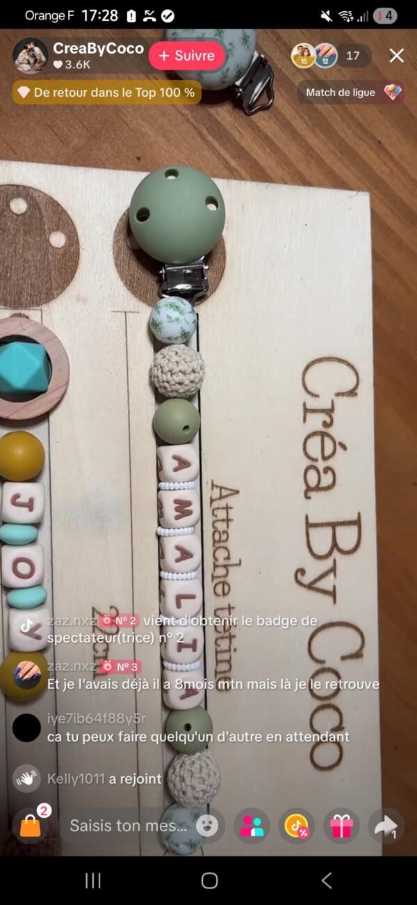 Duo attaché tétine Amalia - iye