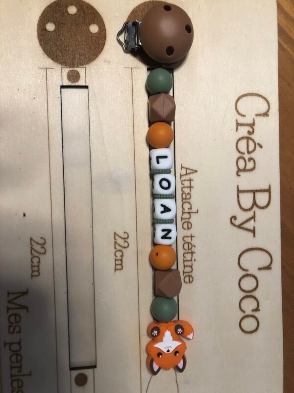 Attache tétine loan - Élodie