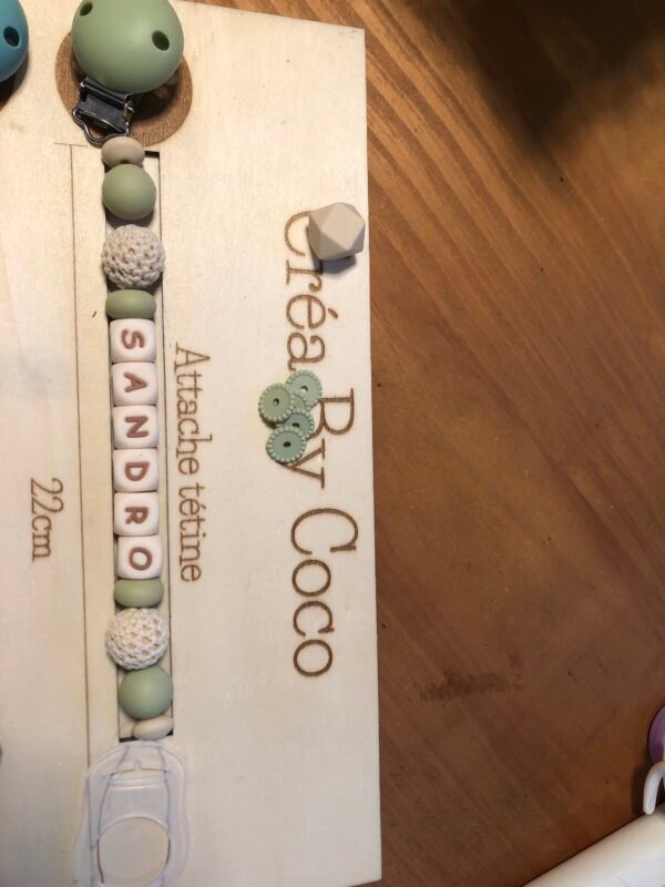 Attache tétine Sandro - Marie (MAM)