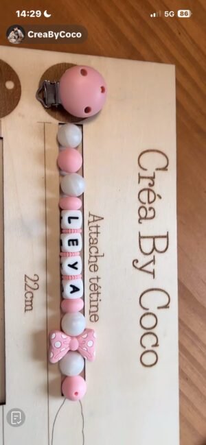 Attache tétine - Lamya