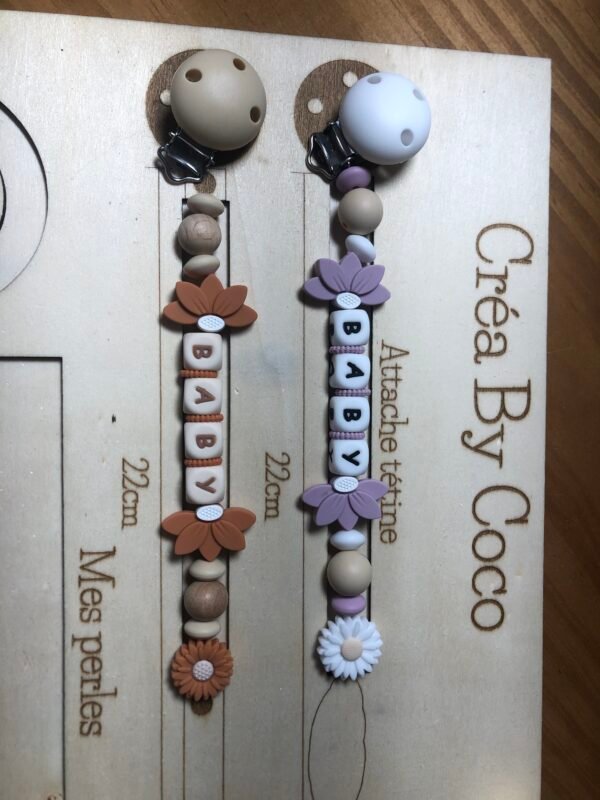 Duo attache tétine baby - coupecoupe