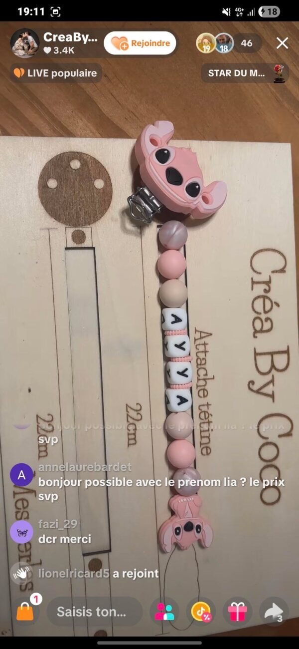 Attache tétine Ayya - Fazi (MAM à part)