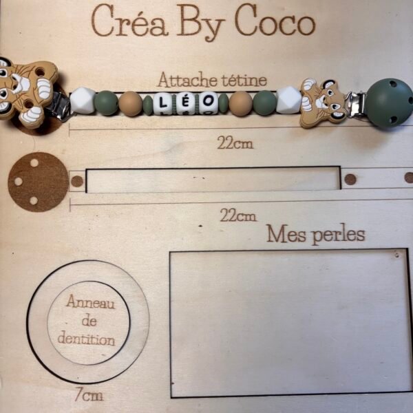 Attache - Simba vert sauge