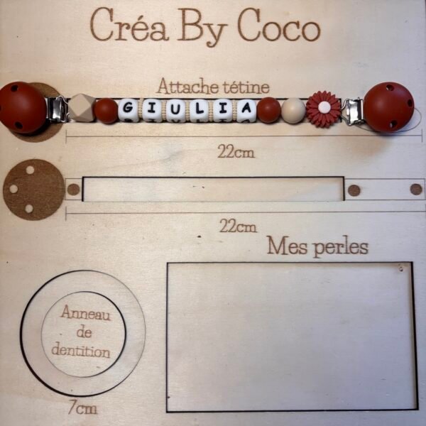 Attache - Margueritte terracota