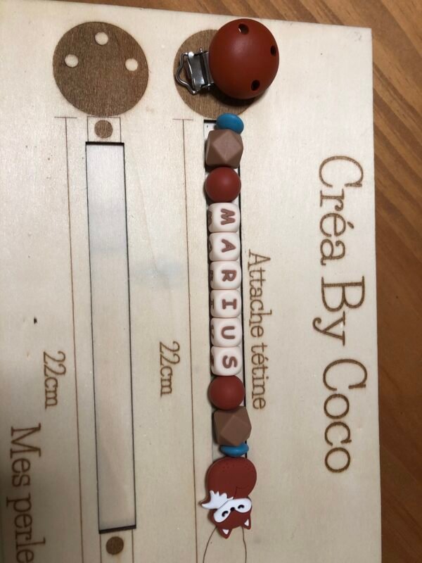 Attache tétine marius - Héolyne (MAM A PART)