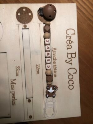 Attache tétine James - Tiffany (MAM)