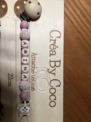 Attache tétine Amina - Mme Djadja (MAM à part)