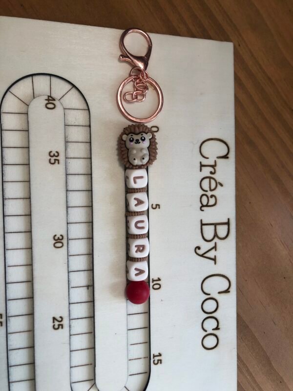 Attache tétine + porte clé - Laura