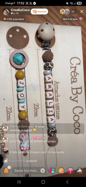 Duo attaché tétine Amalia - iye