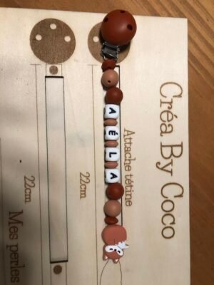 Duo attache tétine + anneau - Kenya