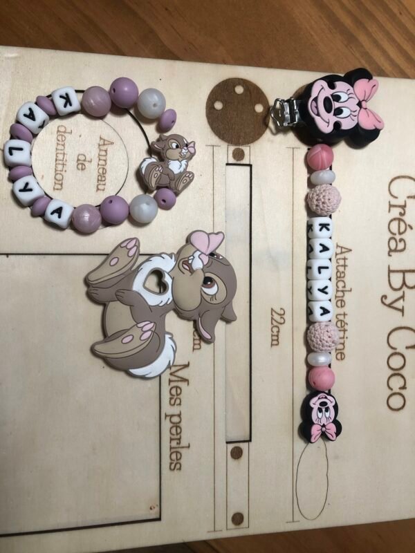 Duo attache combinée + anneau - La miss