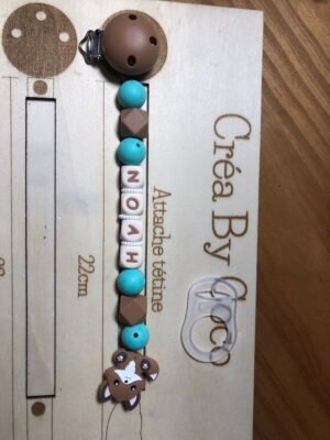 Attache tétine Noah - Olivia (MAM à part)