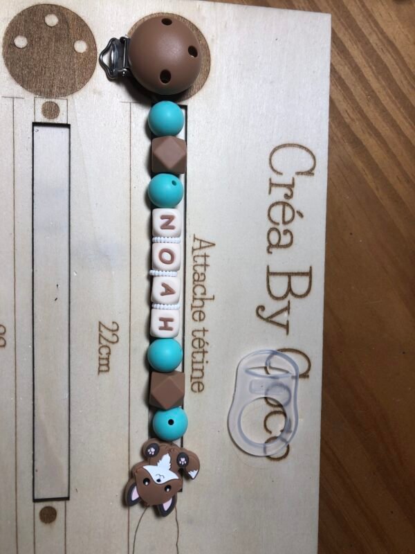 Attache tétine Noah - Olivia (MAM à part)