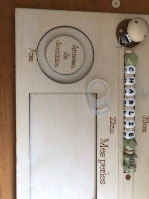 Attache tétine Charlie - Elisa (MAM À PART)