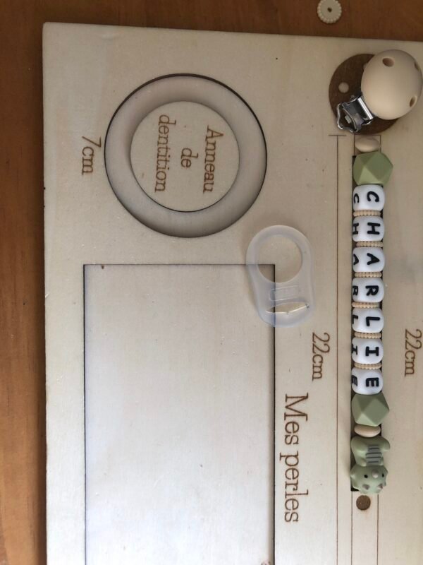 Attache tétine Charlie - Elisa (MAM À PART)