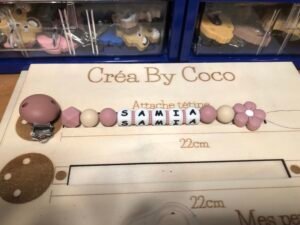 Attache tétine Samia - Clem