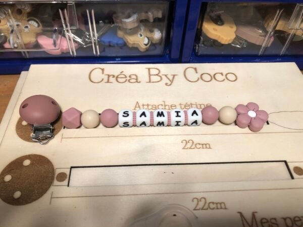 Attache tétine Samia - Clem