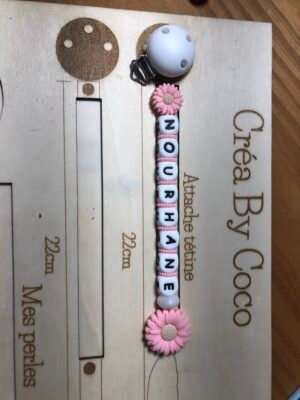 Attache tétine Nourhane - meltgc