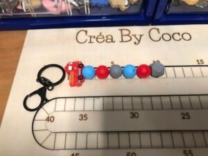 Porte clé pompier - alexiane