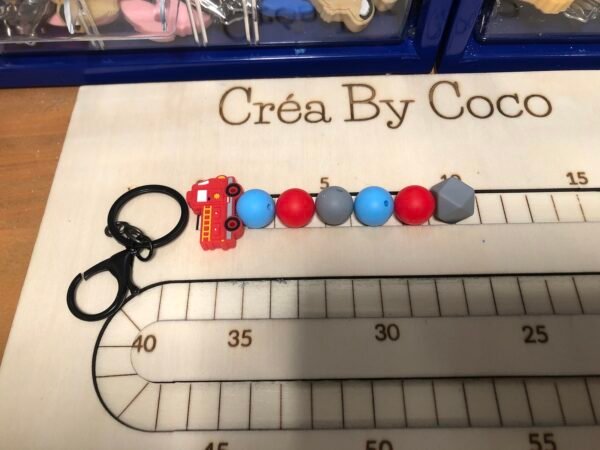 Porte clé pompier - alexiane