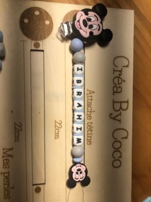 Attache+ anneau Mickey Ibrahim  - bintou