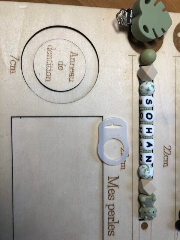 Attache tétine Sohan - Moran (MAM À PART)