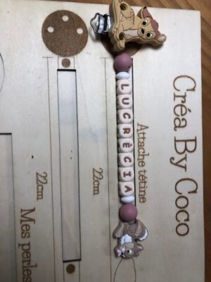 Attache tétine Lucrècia - Kassandra