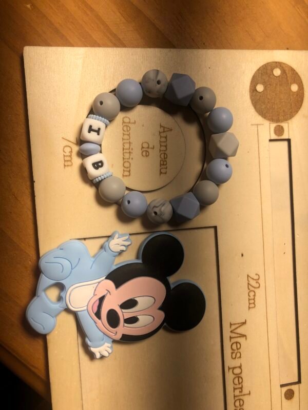 Attache+ anneau Mickey Ibrahim  - bintou