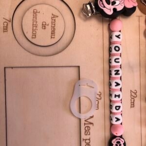 Attache tétine Younaida - labattante (MAM DESSUS)