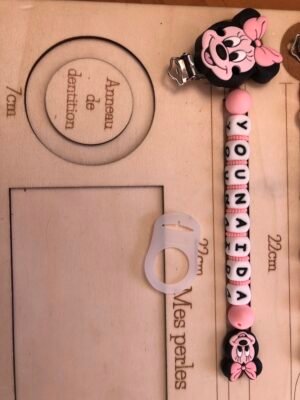 Attache tétine Younaida - labattante (MAM DESSUS)