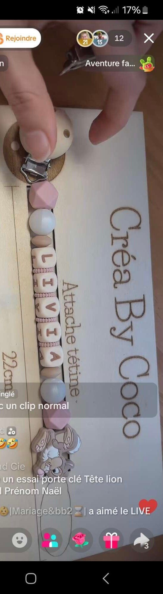 Coffret attaches + anneau + collier de lien - Sindy (MAM EN PLUS À PART)