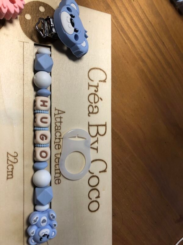 Attache tétine Hugo - Chris (MAM À PART)