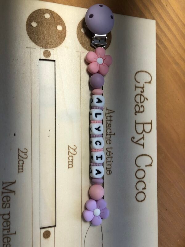 Attache tétine Alycia- Lyliejolie