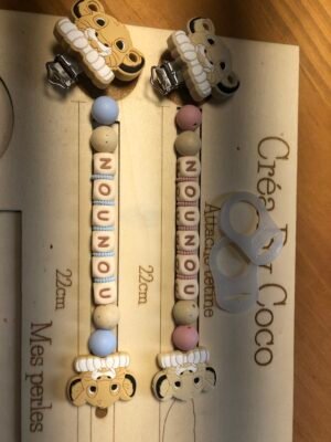 Duo attache tétine - Laurabreton (2MAM À PART)