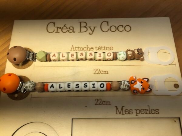 Duo attaches tétine Alessio - Léa (2MAM)