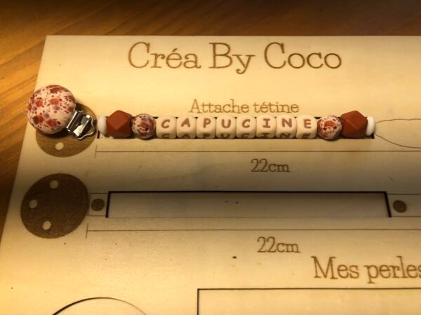 Attache tétine Capucine - Morgane