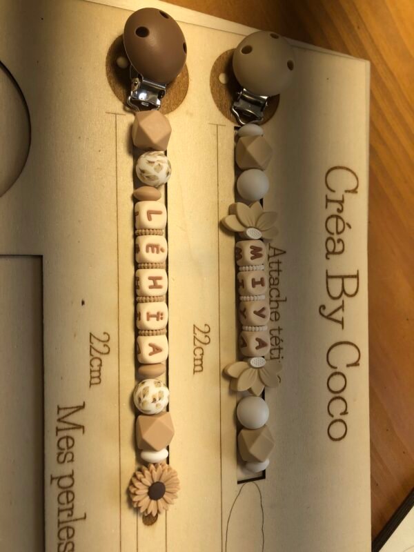 Duo attachés tétine - Héva