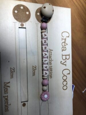 Duo attache tétine + anneau - EMMA