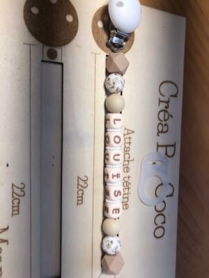 RAJOUT Attache tétine Louïse - Sindy (MAM)