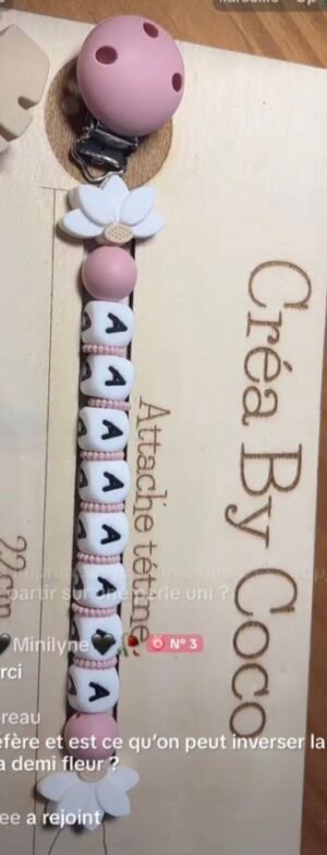 Attache tétine Éléonore - Yolona