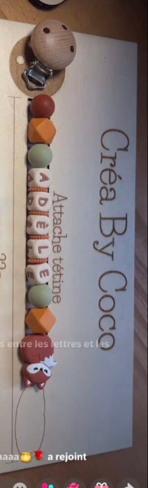 Attache tétine Adèle - Alysson