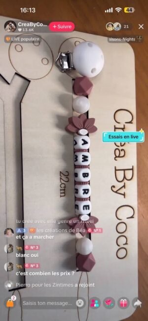 Attache tétine Ambre - eln (+MAM)