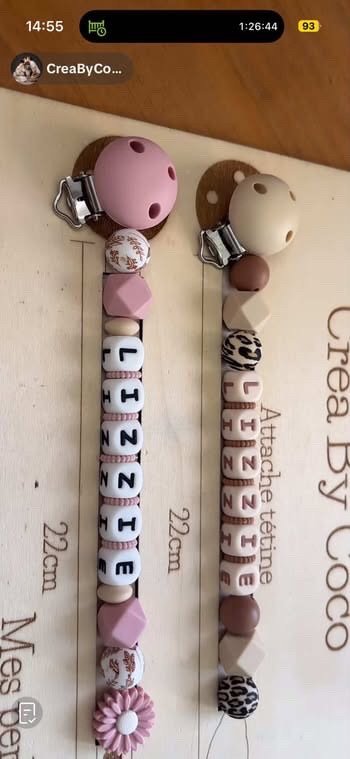 Attache tétine Lizzie - Vic