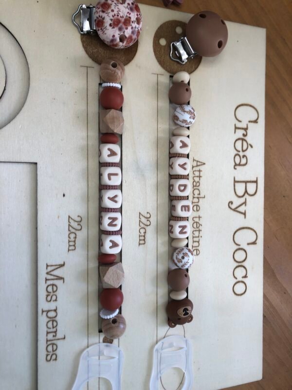 Duo attachés tétine - Cydellia (+2MAM)