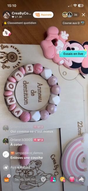 Anneau de dentition - Oriane